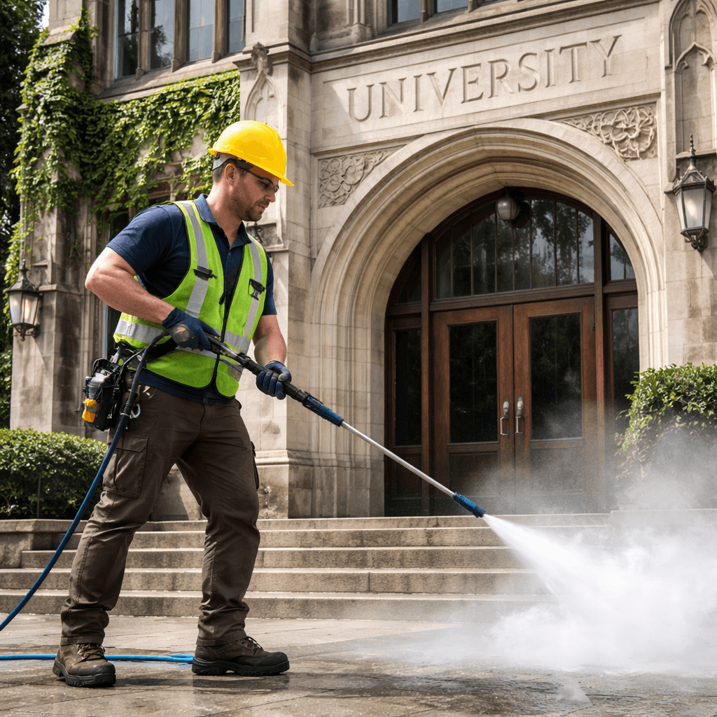 University Jet Washing