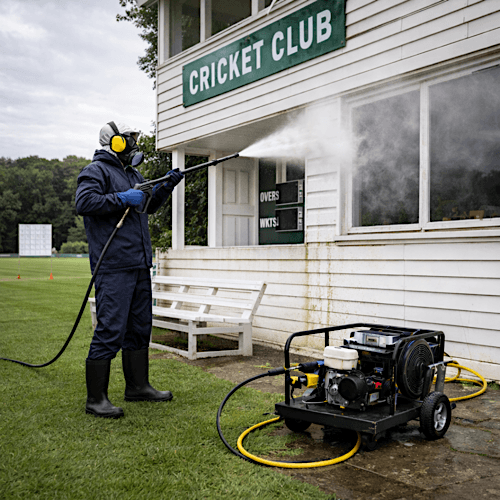 Cricket Clubs Jet Washing