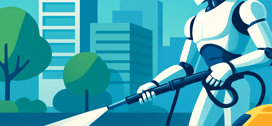 The Future of Urban Maintenance: Integrating AI and Robotics in Commercial Jet Washing for Smart City Developments