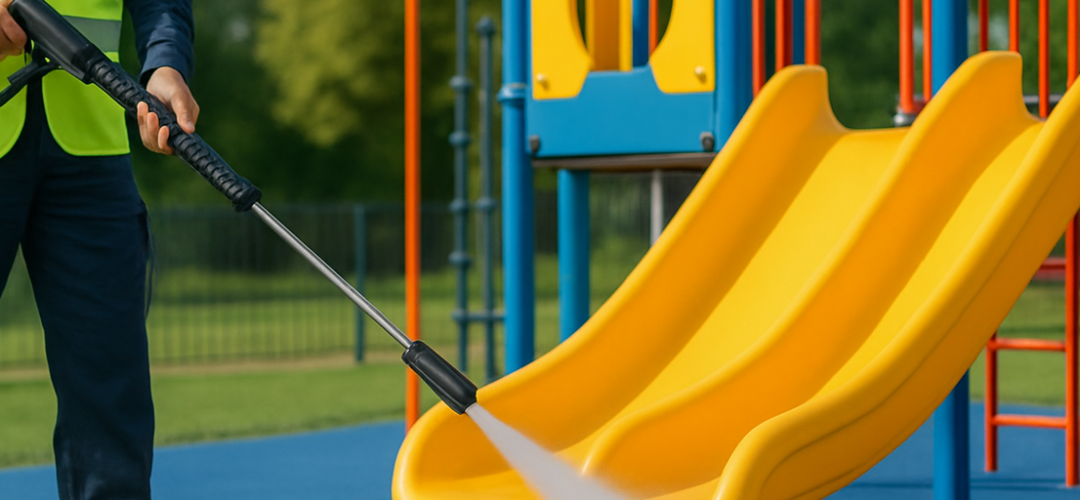 How Commercial Jet Washing Innovates Hygiene and Safety Standards for Playgrounds and Recreational Areas