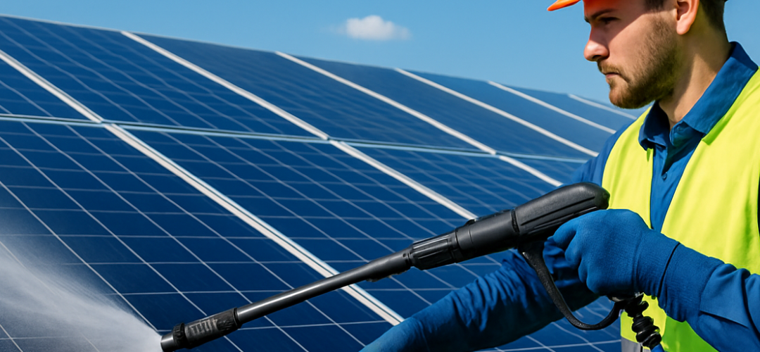 Enhancing Solar Panel Efficiency with Commercial Jet Washing: Unlocking Renewable Energy Potential Through Regular Maintenance
