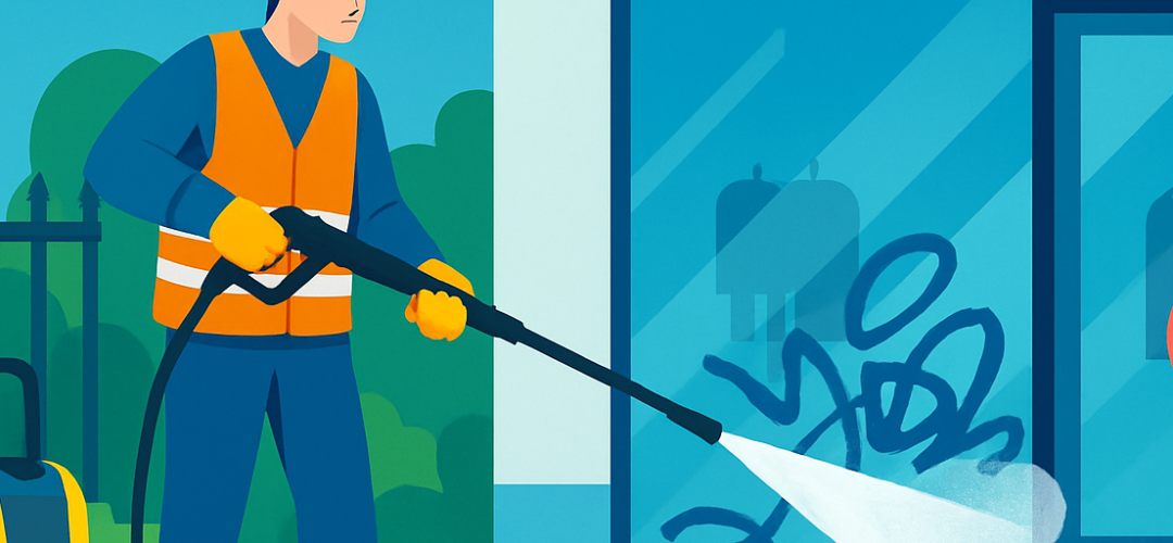 How Commercial Jet Washing Enhances the Security of Retail and Public Spaces by Deterring Vandalism and Unauthorised Access
