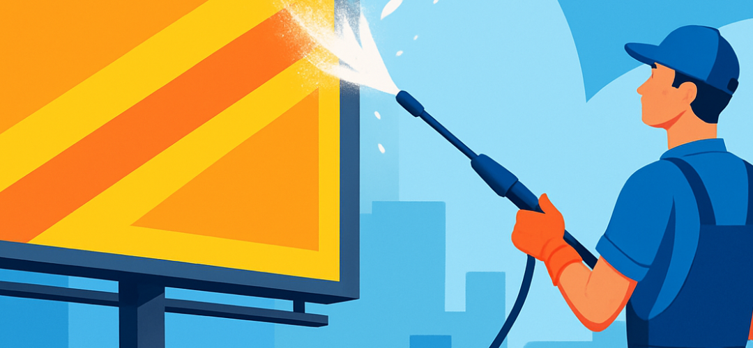 How Jet Washing Services Can Enhance Outdoor Advertising Spaces and Boost Brand Visibility