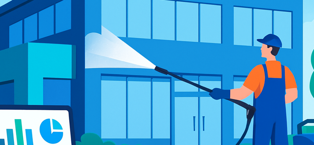 Revolutionising Commercial Property Maintenance with Precision Jet Washing: Advancing Data-Driven Cleaning Solutions for Optimal Results